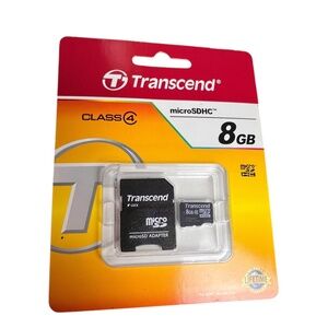 Transcend Micro SDHC Card 8GB New